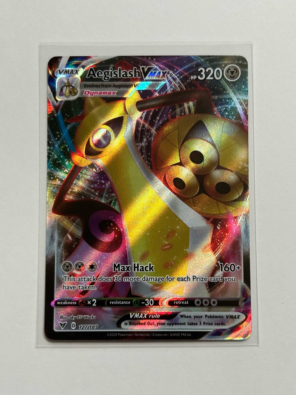 Aegislash VMax Card